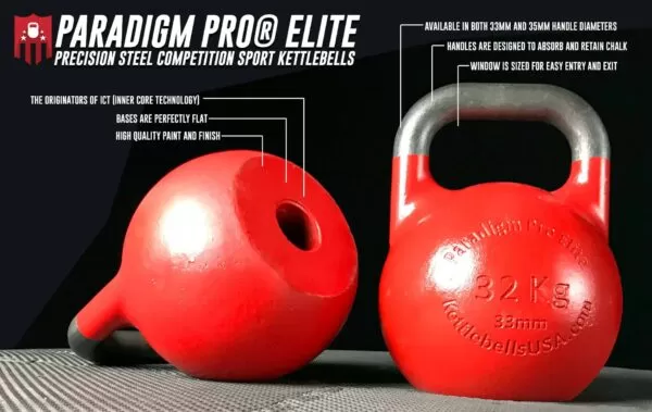 Paradigm Pro Elite Precision Steel Competition Kettlebell 11 Paradigm Pro Elite Precision Steel Competition Kettlebell - Image 11