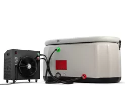 Cryospring Cold + Hot Plunge System -Professional Fitness Equipment Store BlackChillerTubBack