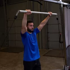 Body Solid Body-Solid Aluminum Double Swivel Bar -Professional Fitness Equipment Store Body SolidAluminumDoubleSwivelBarExercise1