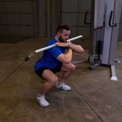 Body Solid Body-Solid Aluminum Double Swivel Bar -Professional Fitness Equipment Store Body SolidAluminumDoubleSwivelBarExercise3