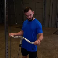 Body Solid Body-Solid Aluminum Revolving Curl Bar -Professional Fitness Equipment Store Body SolidAluminumRevolvingCurlBarExercise2