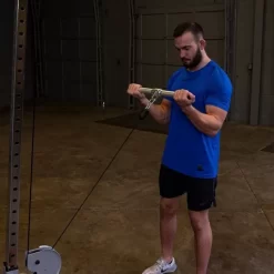 Body Solid Body-Solid Aluminum Revolving Straight Bar -Professional Fitness Equipment Store Body SolidAluminumRevolvingStraightBarExercise2