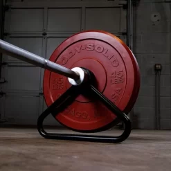 Body Solid Body-Solid Olympic Bar Stand (single) -Professional Fitness Equipment Store Body SolidOlympicBarStand single FrontSideView