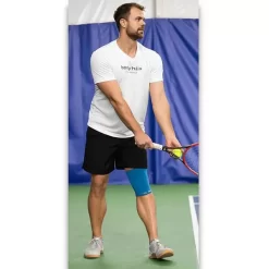 Body Helix Full Knee Compression Sleeve -Professional Fitness Equipment Store BodyHelixFullKneeCompressionSleeveAthlete