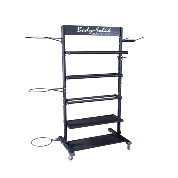 Body Solid Multi Accessory Storage Tower 1 Body Solid Multi Accessory Storage Tower