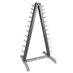 Body Solid 12 Pair Vinyl, Neoprene Rack