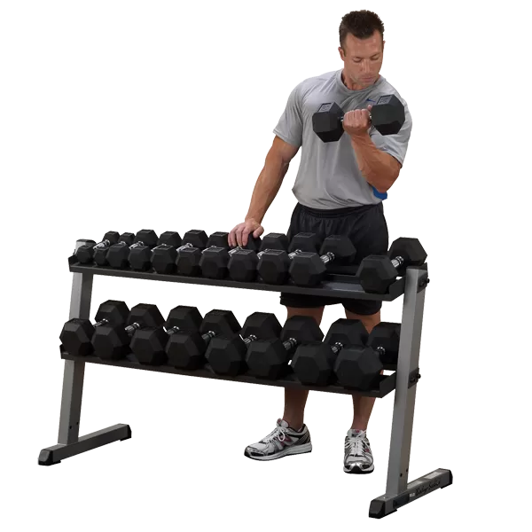 Body Solid Body-Solid Pro Dumbbell Rack GDR60 2 Body Solid Body-Solid Pro Dumbbell Rack GDR60 - Image 2