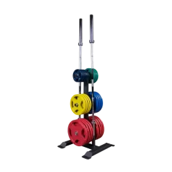 Body Solid Olympic Weight Tree And Bar Holder -Professional Fitness Equipment Store GWT56 DSF3090 1500px