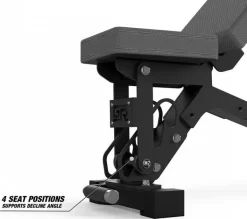 Get RX’d FIDAB-2 Adjustable Bench 7 Get RX’d FIDAB-2 Adjustable Bench -Professional Fitness Equipment Store Get Rxd FIDAB 2 Adjustable Bench four seat positions crop