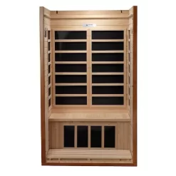 Dynamic Barcelona Elite 1-2-Person Ultra Low EMF FAR Infrared Sauna (Canadian Hemlock) -Professional Fitness Equipment Store GoldenDesigns DYN 6106 01 5