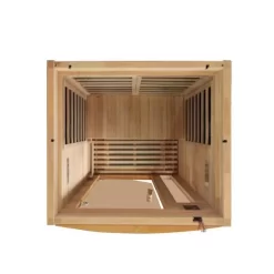 Dynamic Barcelona Elite 1-2-Person Ultra Low EMF FAR Infrared Sauna (Canadian Hemlock) -Professional Fitness Equipment Store GoldenDesigns DYN 6106 01 6