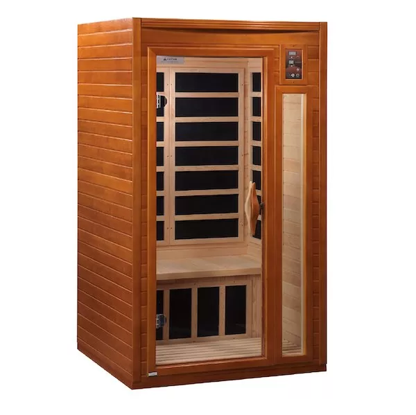 Dynamic Barcelona 1-2-Person Low EMF FAR Infrared Sauna (Canadian Hemlock) 1 Dynamic Barcelona 1-2-Person Low EMF FAR Infrared Sauna (Canadian Hemlock)