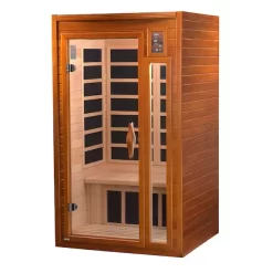 Dynamic Barcelona 1-2-Person Low EMF FAR Infrared Sauna (Canadian Hemlock) 10 Dynamic Barcelona 1-2-Person Low EMF FAR Infrared Sauna (Canadian Hemlock) -Professional Fitness Equipment Store Golden Designs DYN 6106 01 3