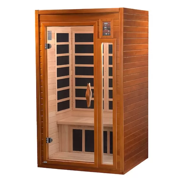 Dynamic Barcelona 1-2-Person Low EMF FAR Infrared Sauna (Canadian Hemlock) 3 Dynamic Barcelona 1-2-Person Low EMF FAR Infrared Sauna (Canadian Hemlock) - Image 3