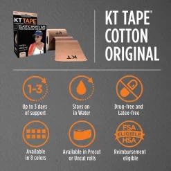 KT Tape Original Pre-Cut Kinesiology Tape -Professional Fitness Equipment Store KT Tape Original 10