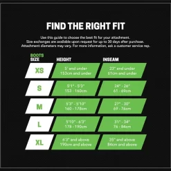 Rapid Reboot Boot Attachment 7 Rapid Reboot Boot Attachment -Professional Fitness Equipment Store Rapid Reboot Boot Attachment Sizing Chart