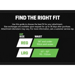 Rapid Reboot Hip Attachment -Professional Fitness Equipment Store Rapid Reboot Hip Attachment Sizing Chart