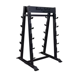 Body Solid Fixed Barbell, Fixed Curl Bar Rack