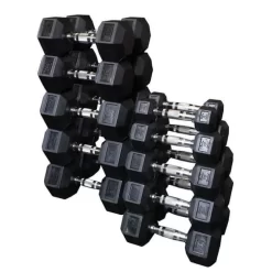 Body Solid Body-Solid Rubber Hex Dumbbell Sets SDRS