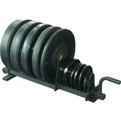 York Barbell Half Set Horizontal Weight Plate Rack