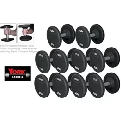 York Barbell Pro Style Dumbbell Set