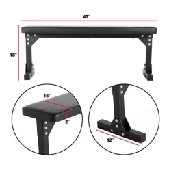 CAP Barbell Flat Utility Weight Bench -Professional Fitness Equipment Store b427426b8acd2c2e53827970f2c2f526 5d0a7577590f0 600x600 1