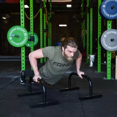 Fringe Sport Steel Parallette Set 2 Fringe Sport Steel Parallette Set - Image 2