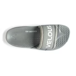 Velous Footwear Laguna Slide 23 Velous Footwear Laguna Slide -Professional Fitness Equipment Store velouslagunaslidegreytopview