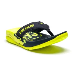 Velous Footwear Pacific Flip -Professional Fitness Equipment Store velouspacificflipnavyyellowfront